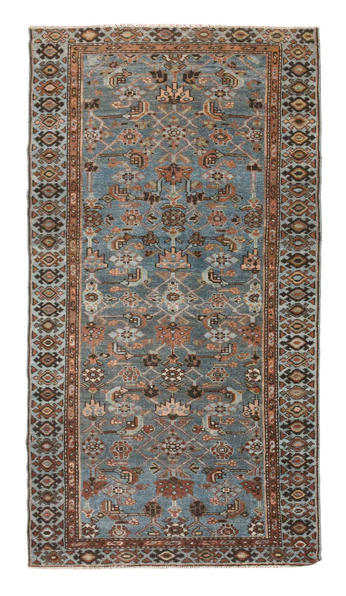 Vintage Rug,  3'3 x 5'10 feet / 98 x 180 cm