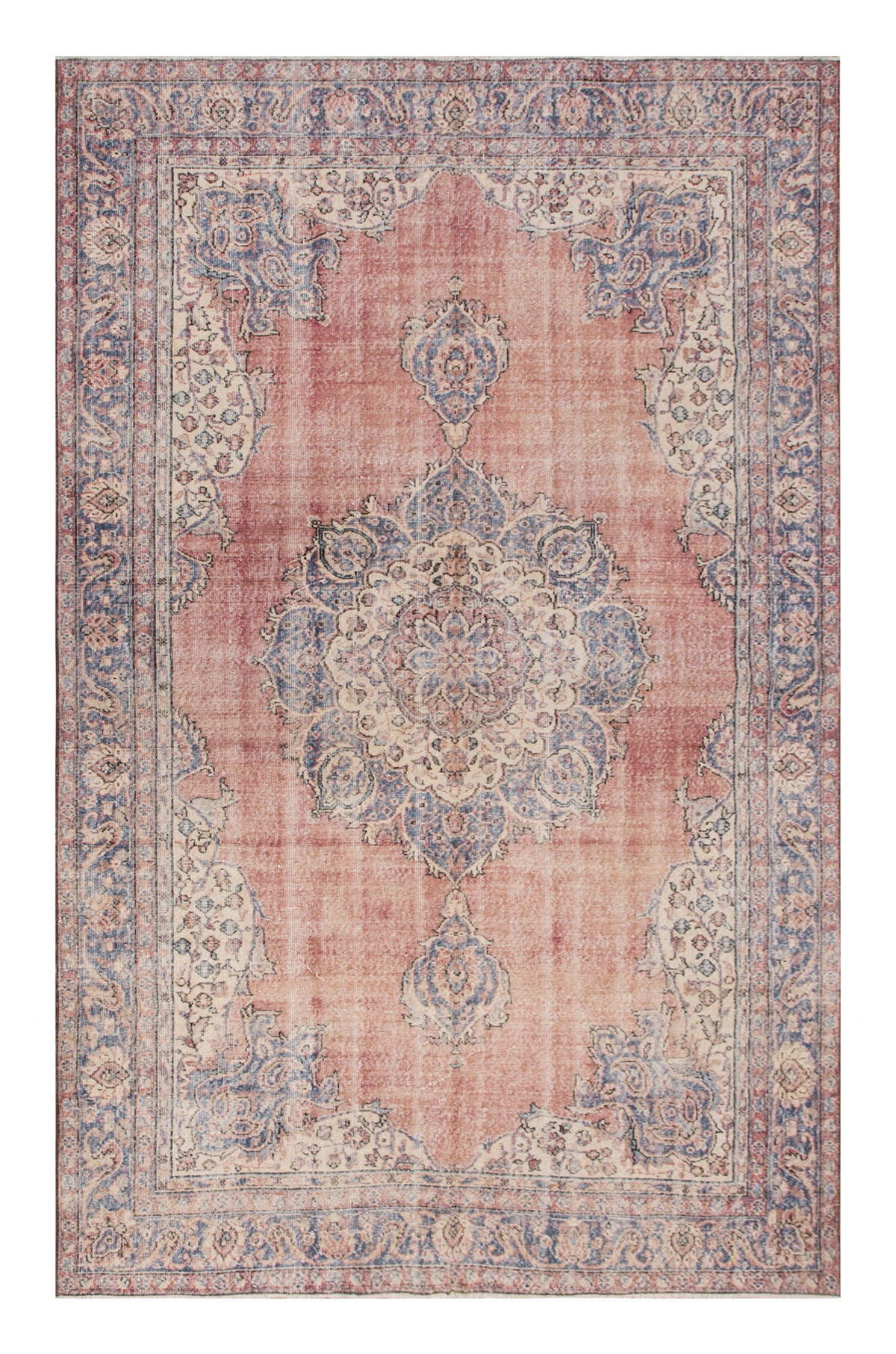 Vintage Rug,  6'5 x 10'4 feet / 200 x 317 cm