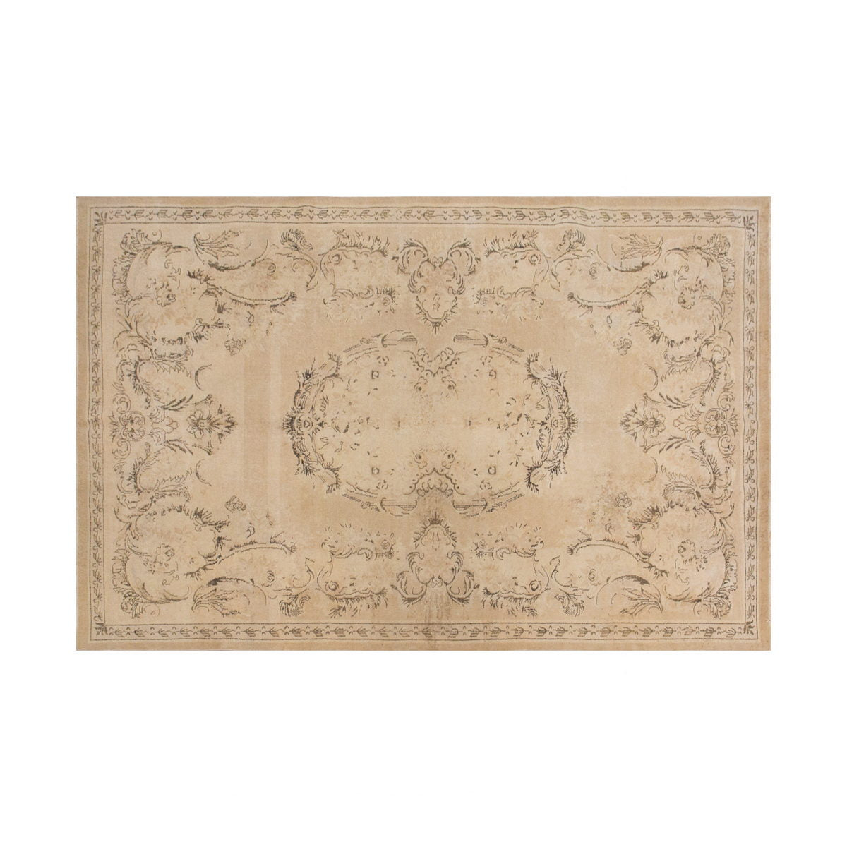 Vintage Rug,  6'9 x 10'4 feet / 210 x 318 cm