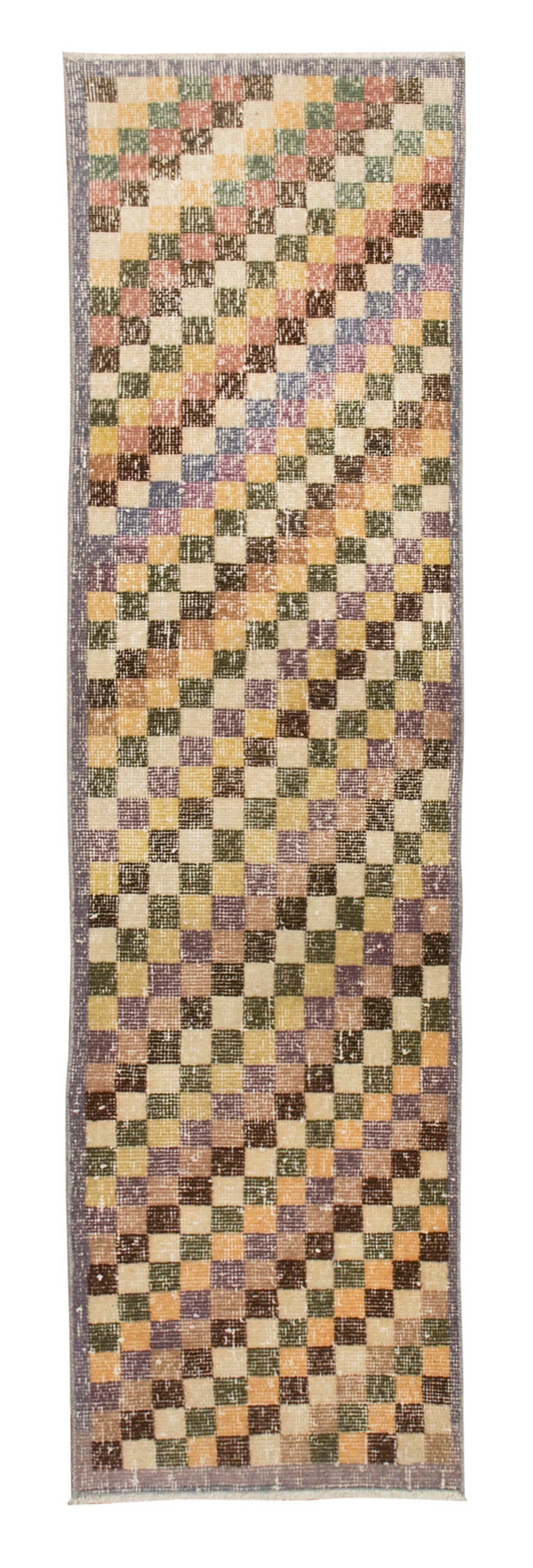 Vintage Rug, 1'9 x 6'9 feet / 55x 207cm
