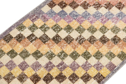 Vintage Rug, 1'9 x 6'9 feet / 55x 207cm