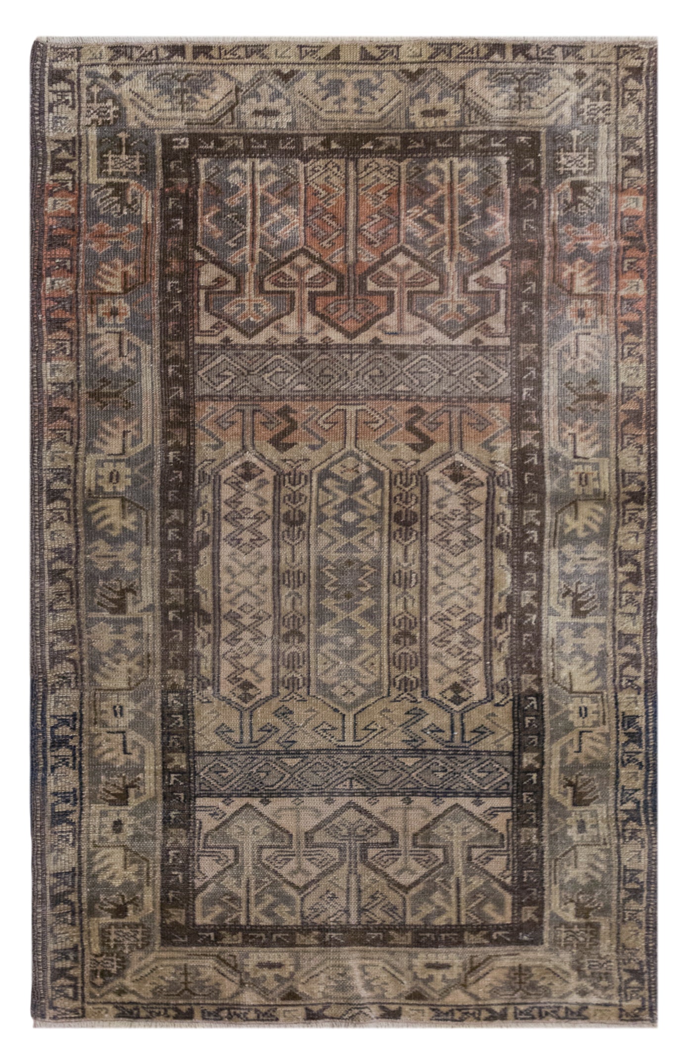 Vintage Rug, 100 x 156 cm (3'3 x 5'1 ft)