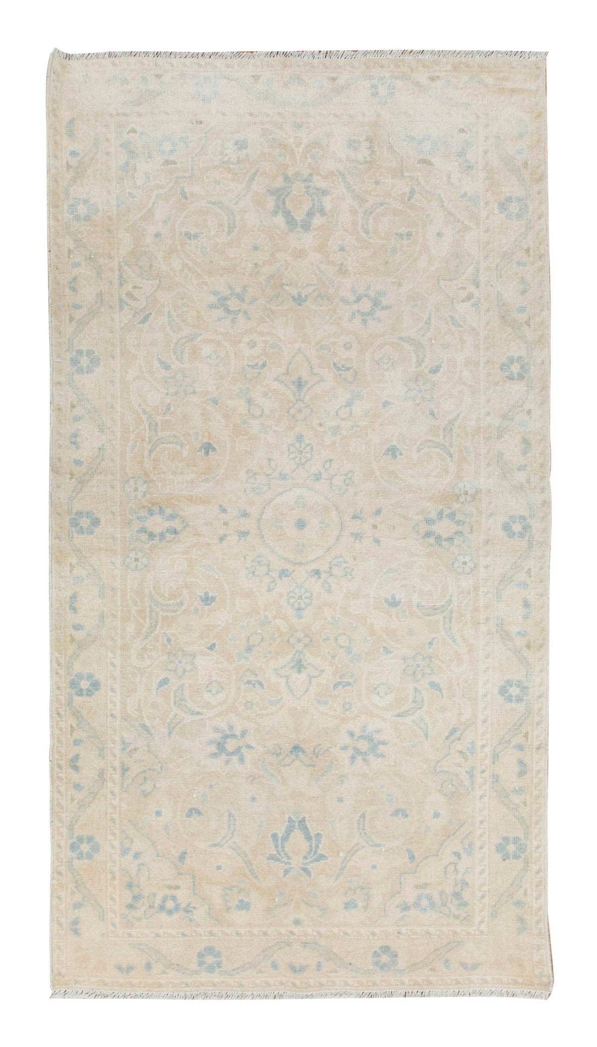 Vintage Rug, 2'1 x 4'1 feet / 63x 122 cm