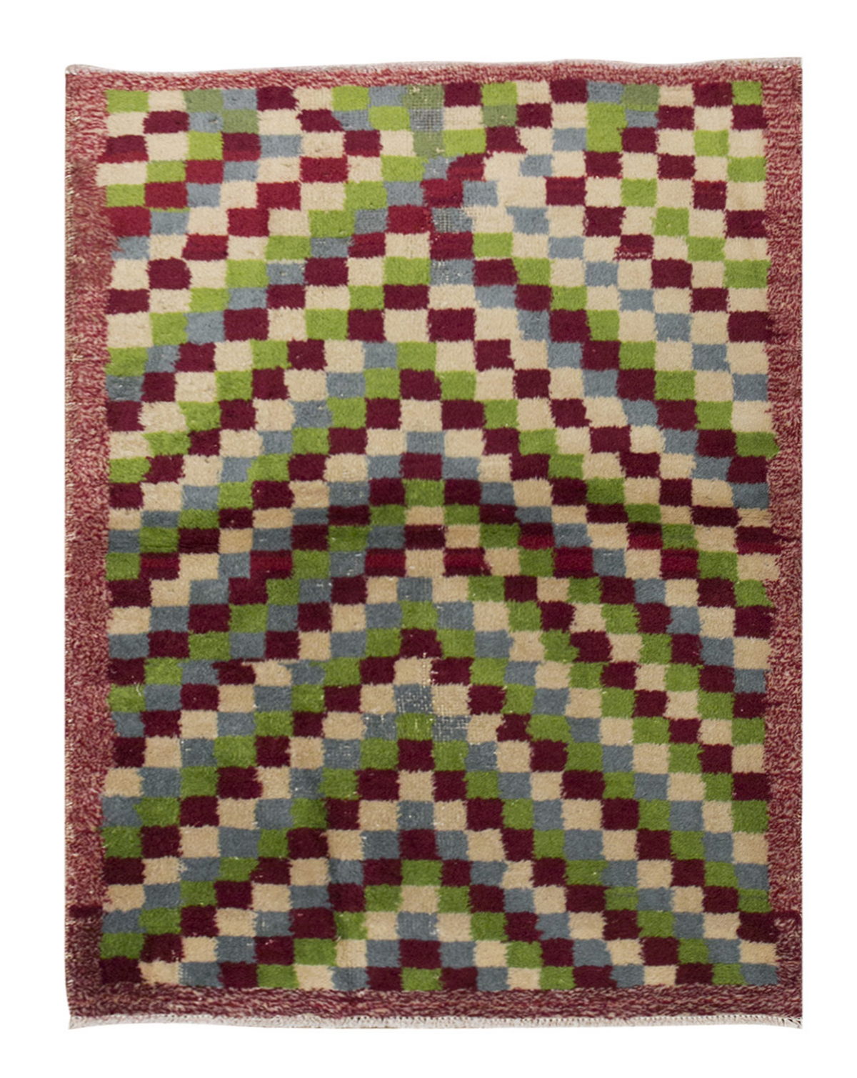 Vintage Rug, 2'8 x 3'8 feet / 82 x 113 cm
