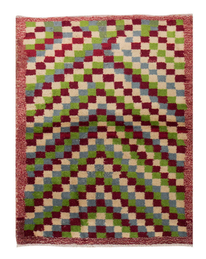 Vintage Rug, 2'8 x 3'8 feet / 82 x 113 cm