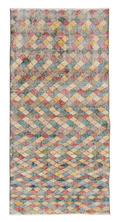 Vintage Rug, 2'9 x 5'9 feet / 83 x 175 cm