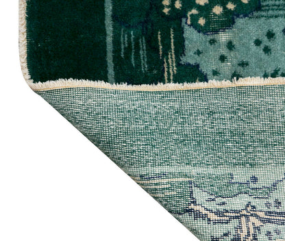 Vintage Rug, 3'9 x 6'5 feet / 114 x 197 cm