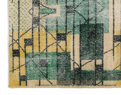 Vintage Rug, 3'9 x 7'1 feet, 114 x 217 cm rug