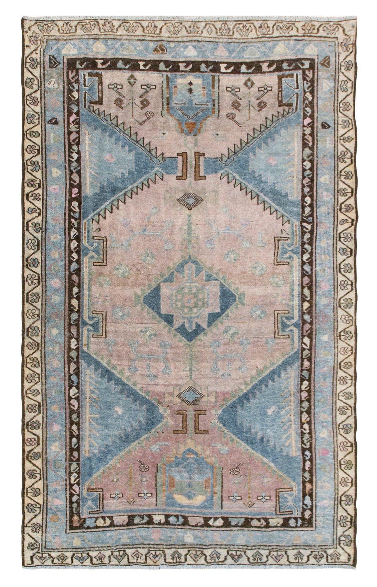 Vintage Rug, 4'6 x 6'4 feet, 136 x 192 cm Rug