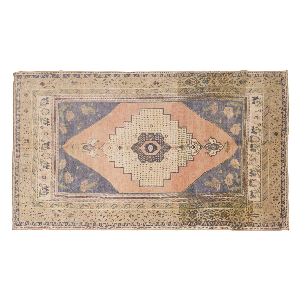 Vintage Rug, 5'9 x 10'7 feet / 175 x 322 cm
