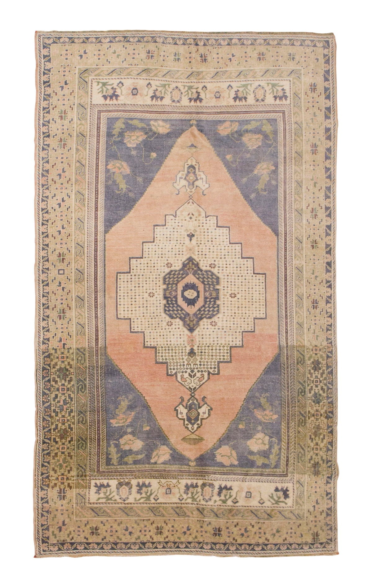 Vintage Rug, 5'9 x 10'7 feet / 175 x 322 cm