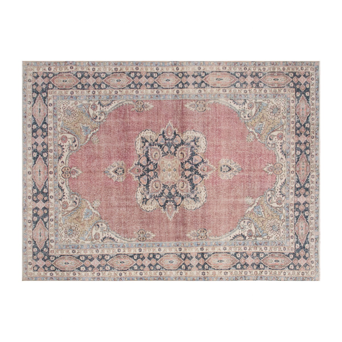 Vintage Rug, 6'8 x 10'2 feet / 208 x 313 cm
