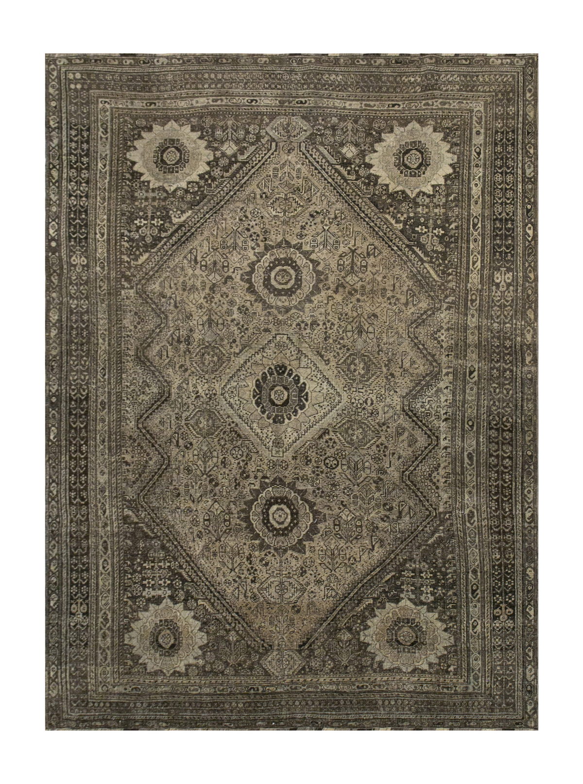 Vintage Rug, 6'8 x 10 feet / 208 x 305 cm