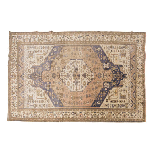 Vintage Rug, 6'0 x 8'11 feet / 183 x 272 cm