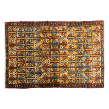 Vintage Rug, Area Rug 3'6 x 5'4 feet / 107 x 162 cm