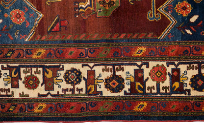 Vintage Rug, Area Rug,  5'6 x 7'7 feet / 168 x 232 cm
