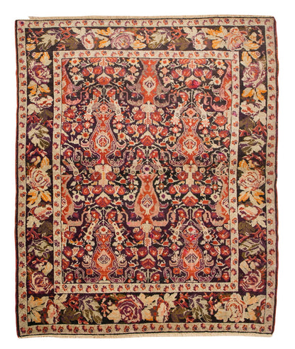 Vintage Rug, Area Rug, 5'2 x 6'7 feet / 155 x 197 cm