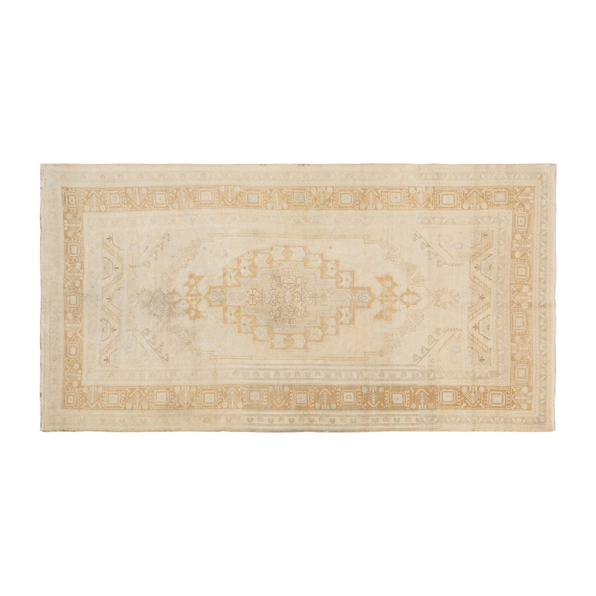 Vintage Rug, Area Rug, 5'6 x 10'4 feet / 168 x 314 cm