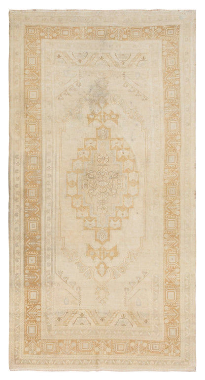Vintage Rug, Area Rug, 5'6 x 10'4 feet / 168 x 314 cm