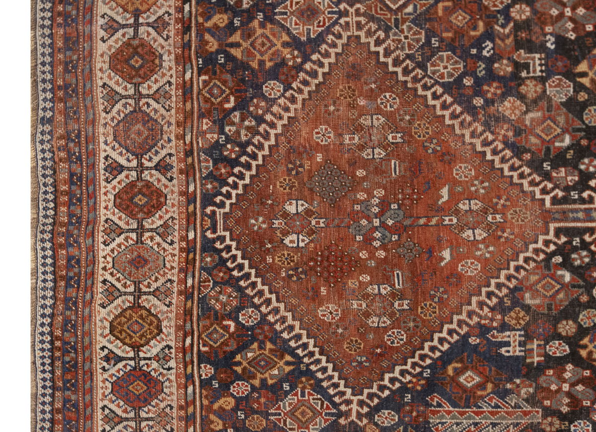 Vintage Rug, Area Rug 2'7 x 9 feet / 180 x 268 cm
