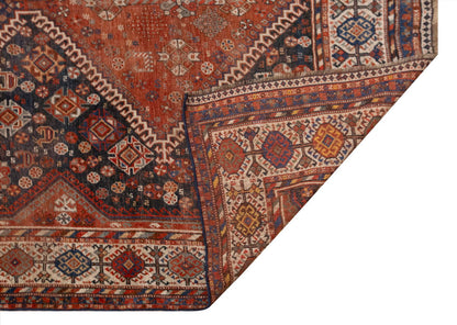 Vintage Rug, Area Rug 2'7 x 9 feet / 180 x 268 cm