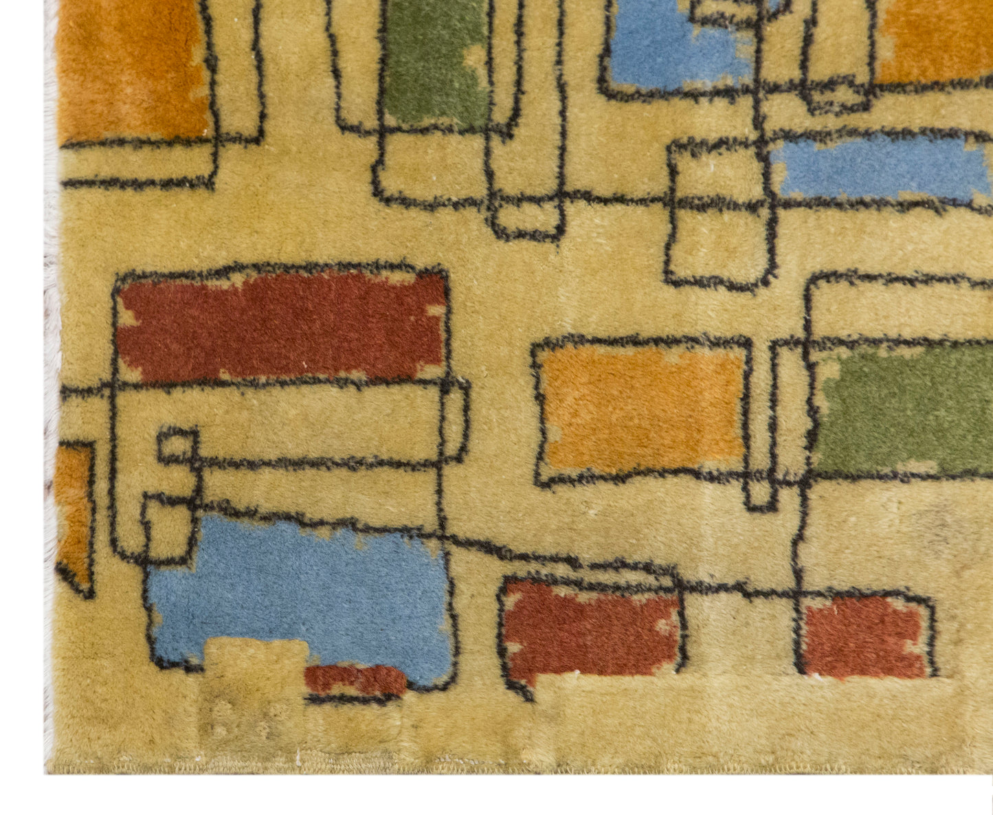 Vintage Rug, Area Rug 3'9 x 5'8 feet / 118 x 178 cm