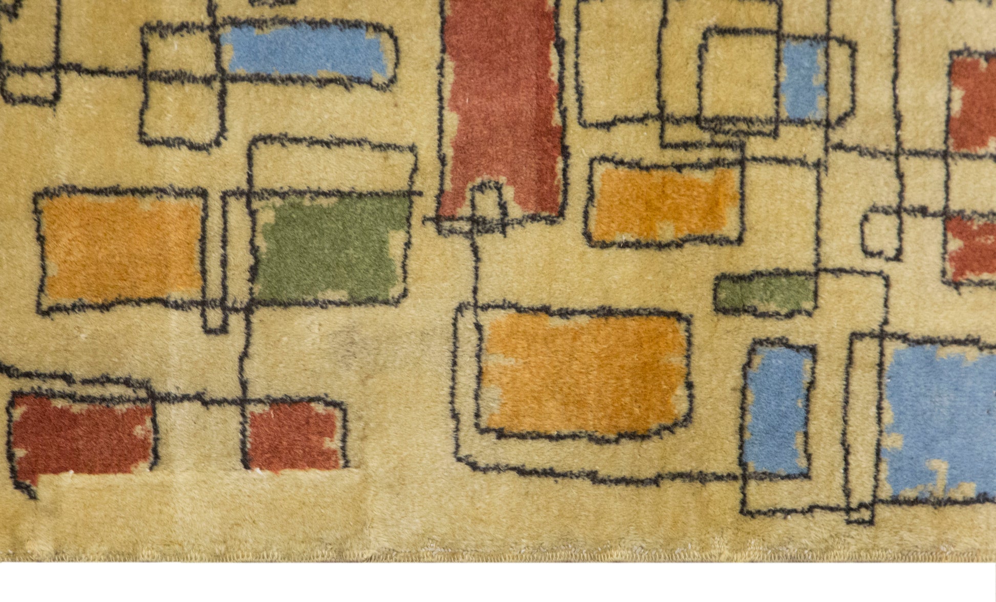 Vintage Rug, Area Rug 3'9 x 5'8 feet / 118 x 178 cm