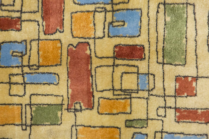 Vintage Rug, Area Rug 3'9 x 5'8 feet / 118 x 178 cm