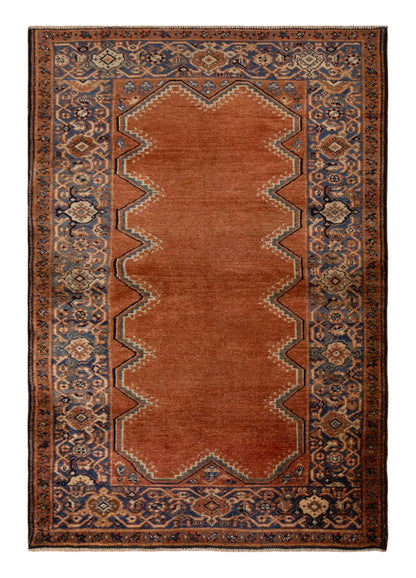 Vintage Rug, Area Rug 4'4 x 6'5 feet / 132 x 195 cm
