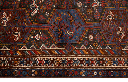 Vintage Rug, Area Rug 4 x 6 feet / 118 x 182 cm