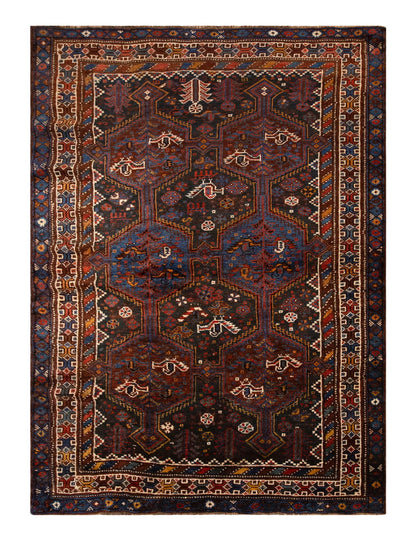 Vintage Rug, Area Rug 4 x 6 feet / 118 x 182 cm