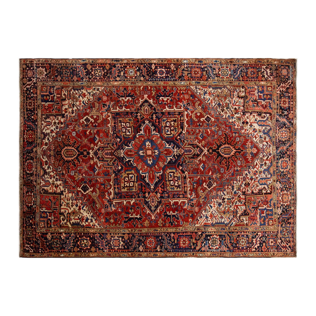 Vintage Rug, Area Rug 8'3 x 10'8 feet / 252 x 325 cm