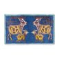 Vintage Rug, Small Oushak Rug 1'5" x 2'6" feet 42 x 75 cm