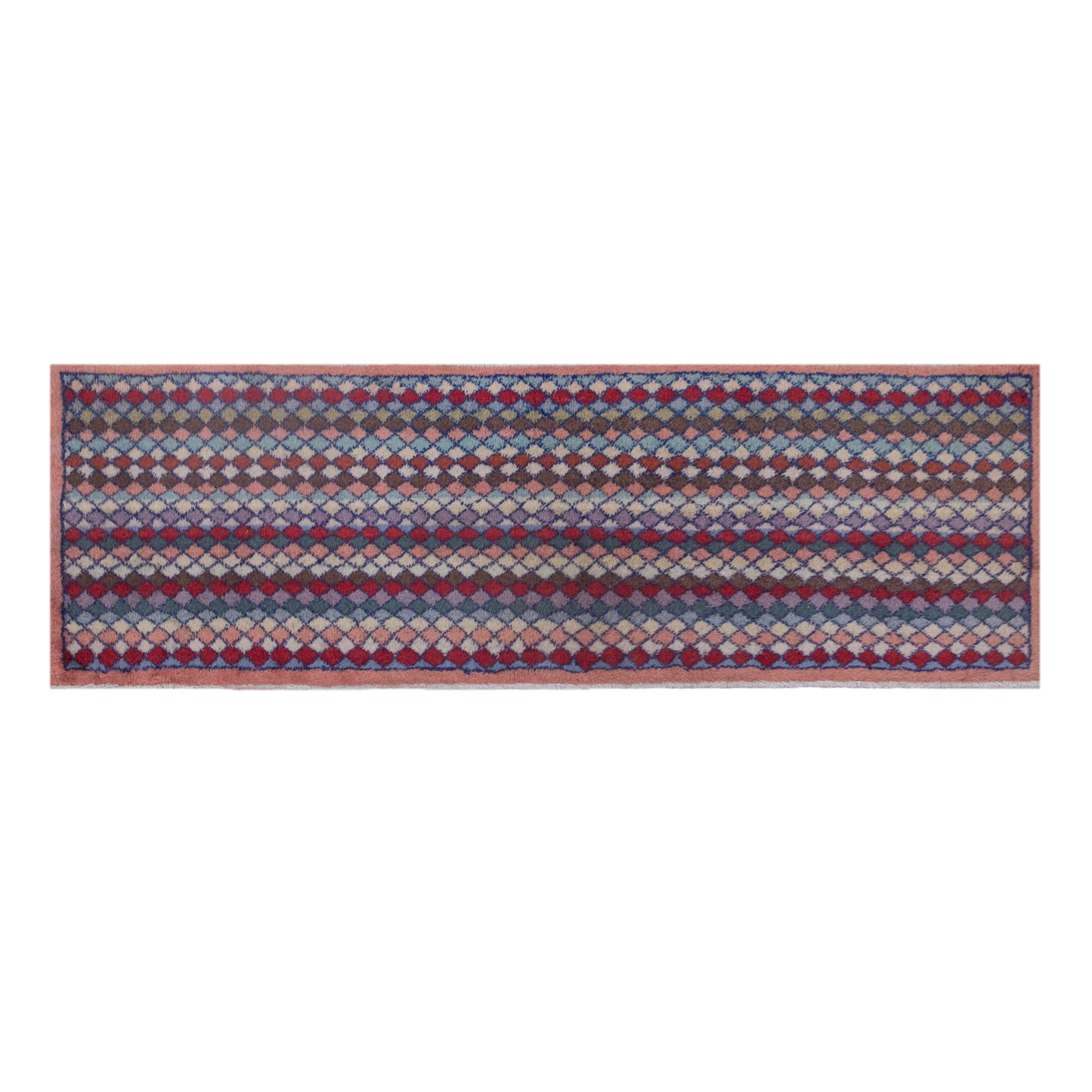 Vintage Rug, Small Oushak Rug 2'1" x 6'1" feet 64 x 185 cm
