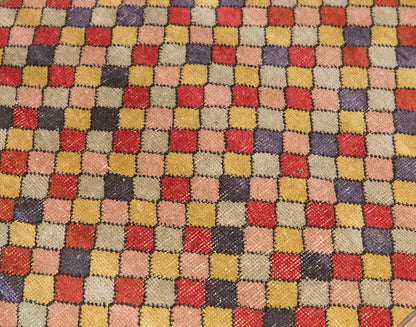 Vintage Rug, Small Oushak Rug 2'10" x 6'5" feet 86 x 196 cm