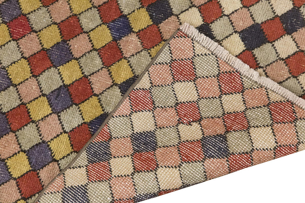 Vintage Rug, Small Oushak Rug 2'10" x 6'5" feet 86 x 196 cm