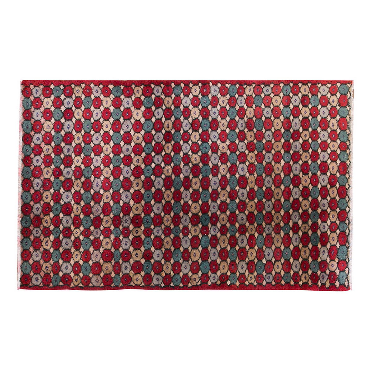 Vintage Rug, Small Oushak Rug 2'11" x 5'6" feet 88 x 167 cm