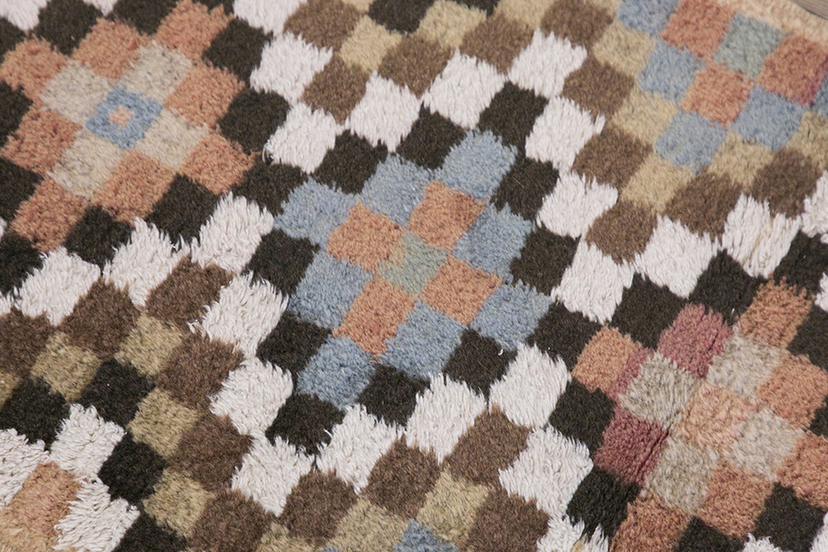 Vintage Rug, Small Oushak Rug 2'2" x 5'5" feet 65 x 166 cm
