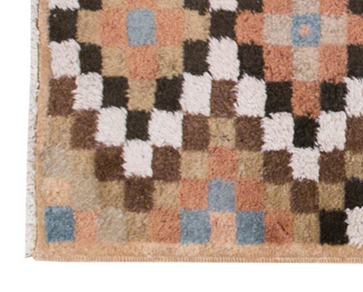 Vintage Rug, Small Oushak Rug 2'2" x 5'5" feet 65 x 166 cm