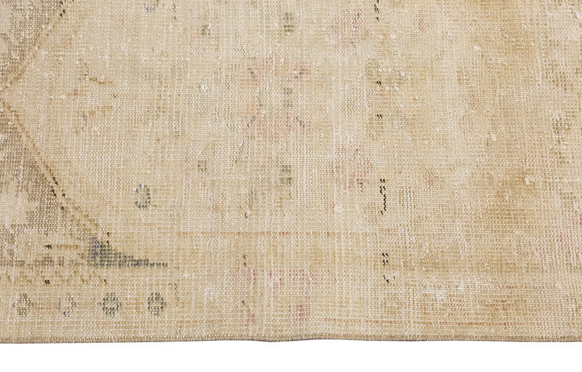 Vintage Rug, Small Oushak Rug 2'3" x 3'10" feet 69 x 118 cm