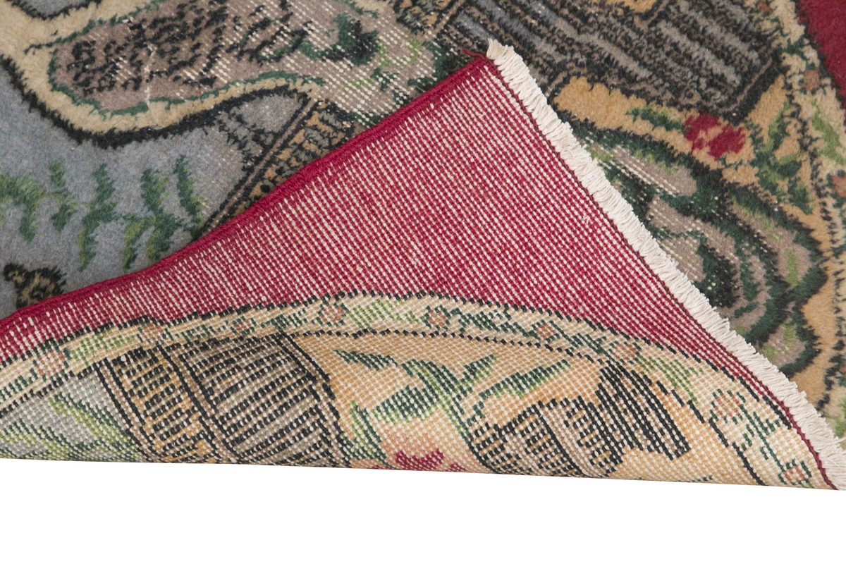 Vintage Rug, Small Oushak Rug 2'5" x 2'10" feet 74 x 86 cm