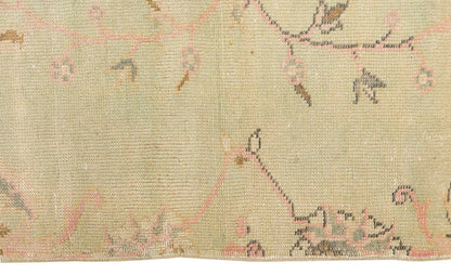 Vintage Rug, Small Oushak Rug 3'1" x 6'7" feet 95 x 200 cm
