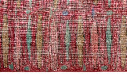 Vintage Rug, Small Oushak Rug 3'2" x 5'12" feet 96 x 182 cm