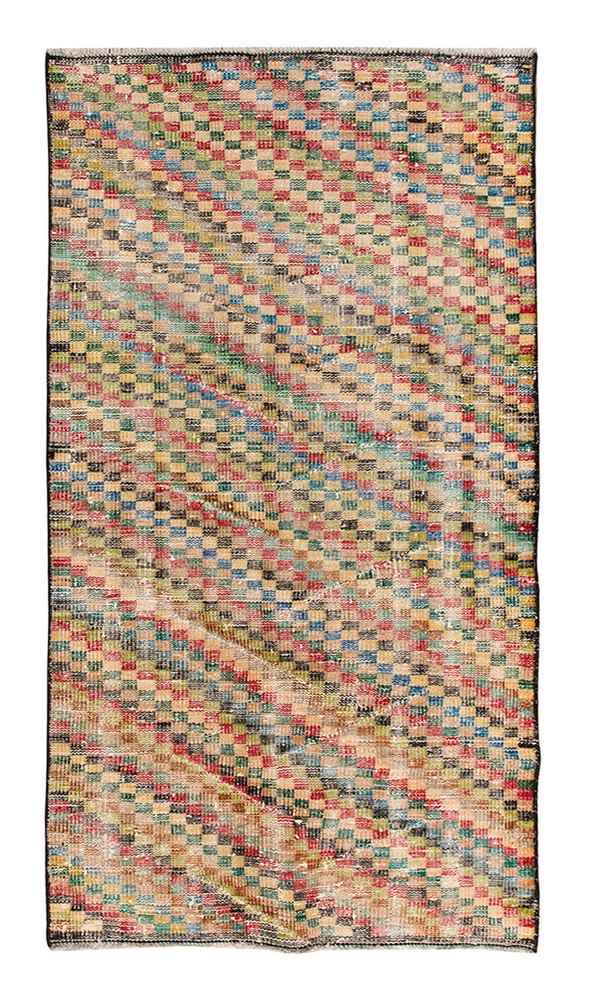 Vintage Rug 2'11" x 6'7" feet 90 x 200 cm