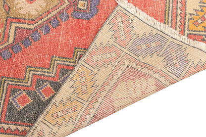 Vintage Rug 3'10" x 6'2" feet 116 x 188 cm
