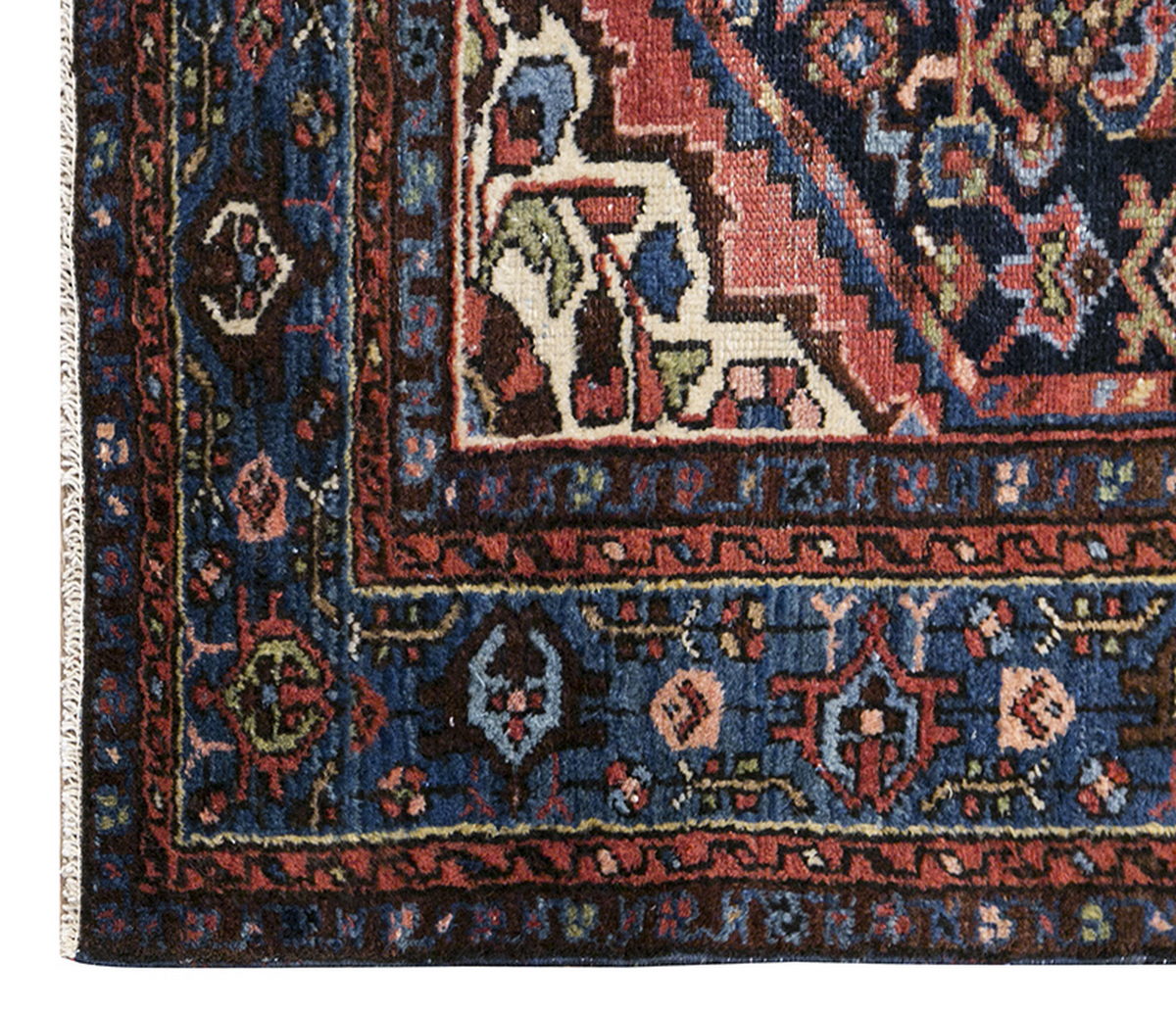 Vintage Rug 3'10" x 6'8" feet 117 x 204 cm