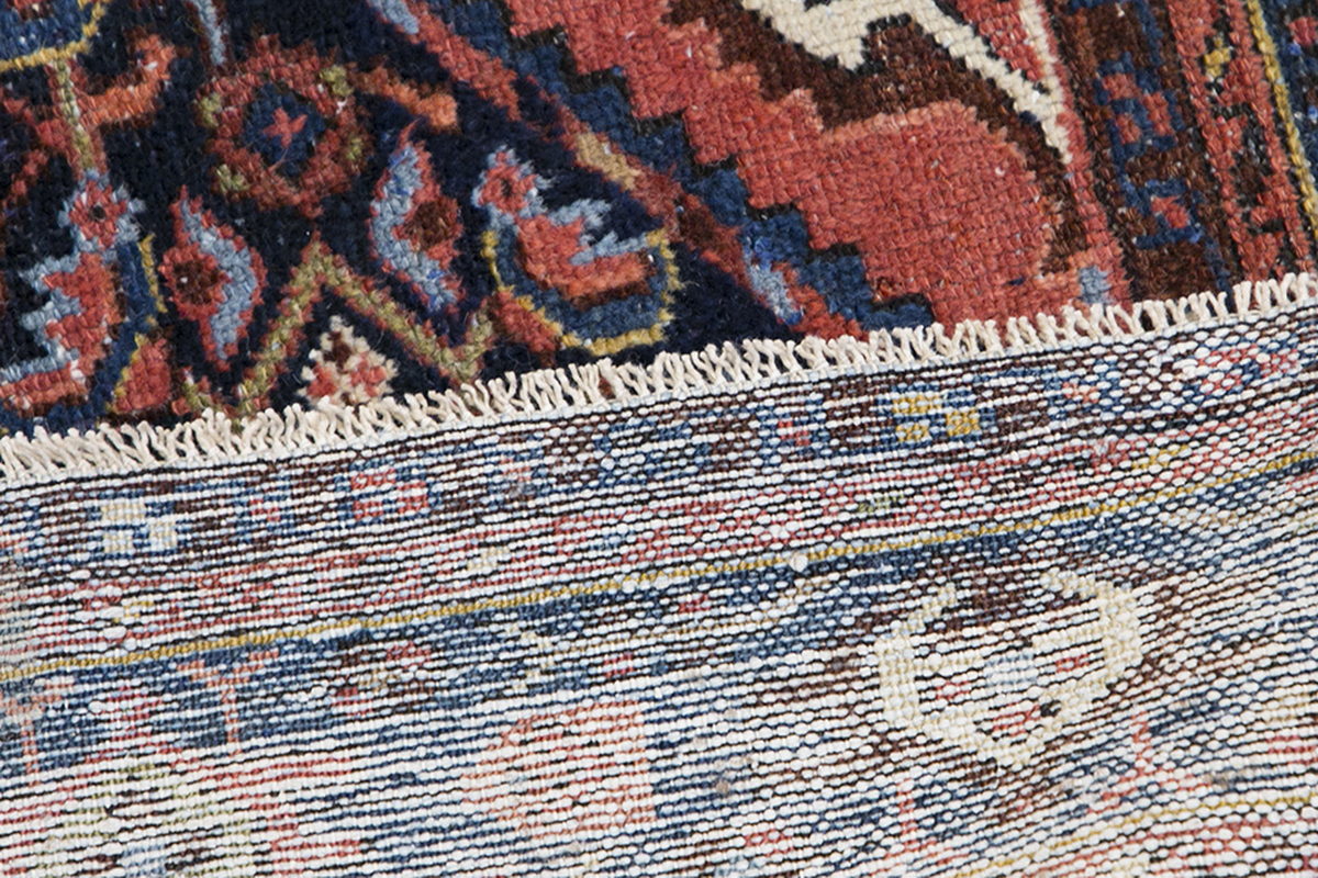 Vintage Rug 3'10" x 6'8" feet 117 x 204 cm