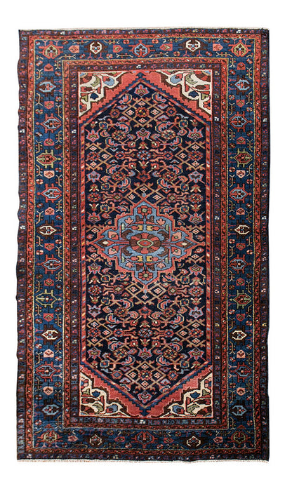 Vintage Rug 3'10" x 6'8" feet 117 x 204 cm