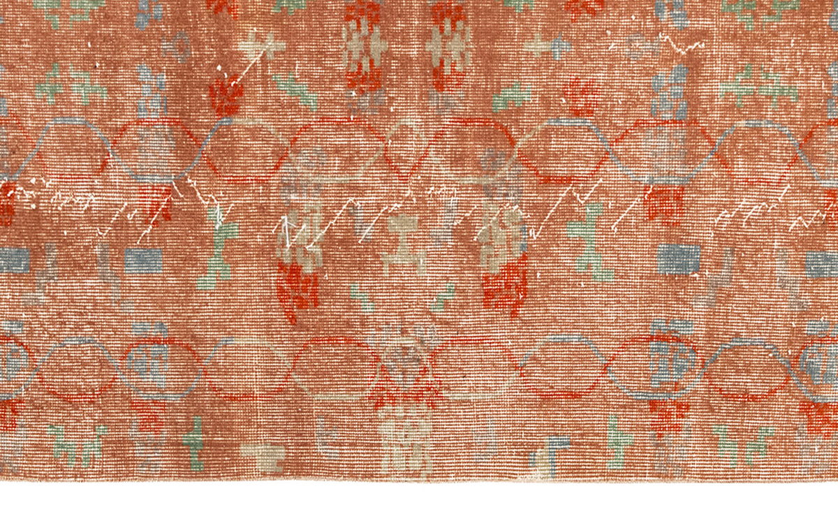 Vintage Rug 3'10" x 7'1" feet 117 x 216 cm