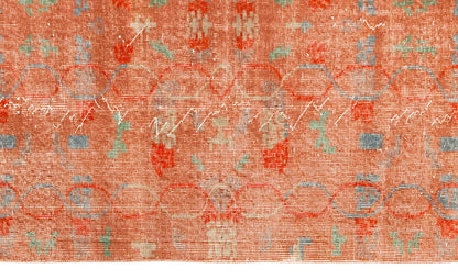 Vintage Rug 3'10" x 7'1" feet 117 x 216 cm